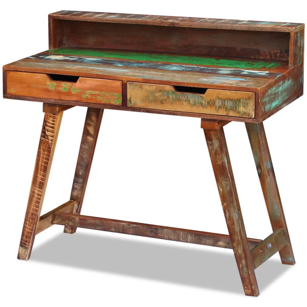 Solid Reclaimed Wood Desk O75336