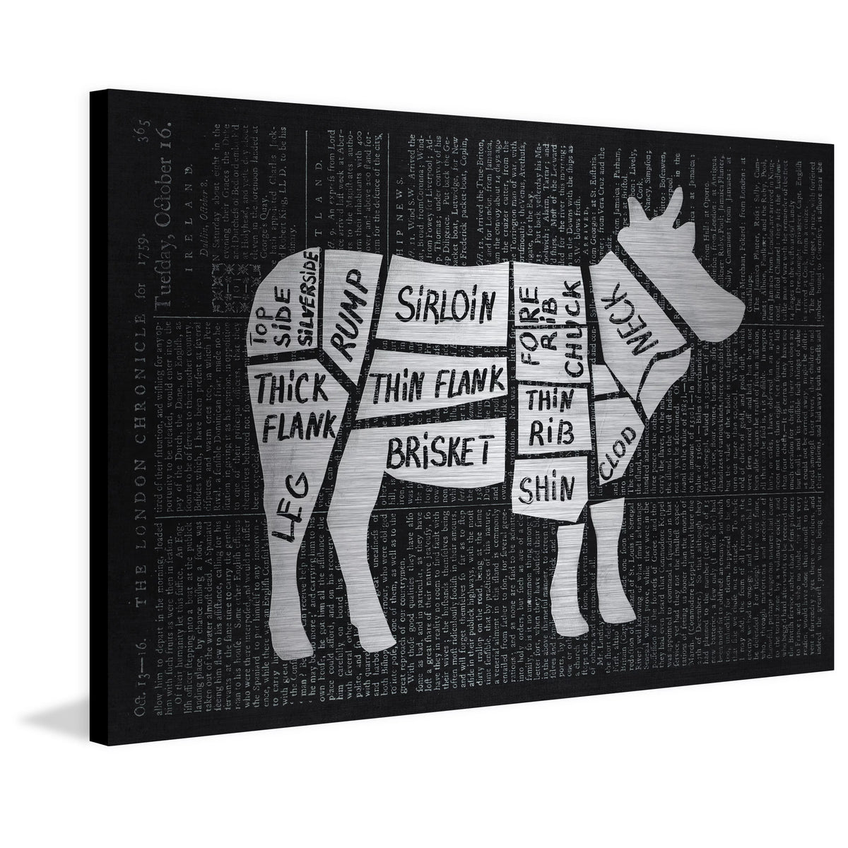 Painting Print on Brushed Aluminum L61897