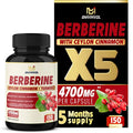 Berberine Supplement with Ceylon Cinnamon M83250
