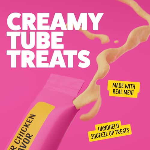 Chicken Flavor Cat Treats 15 Pack 60 Tubes V1502