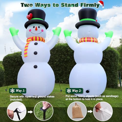 8 FT Inflatable Santa Claus with Candy and Gift Bag U668
