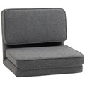 Dark Grey Convertible Flip Chair M645