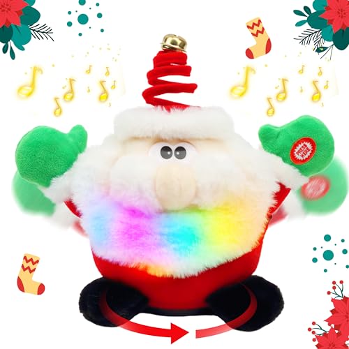 Singing Dancing Light up Christmas Plush Toy 11'' D1039