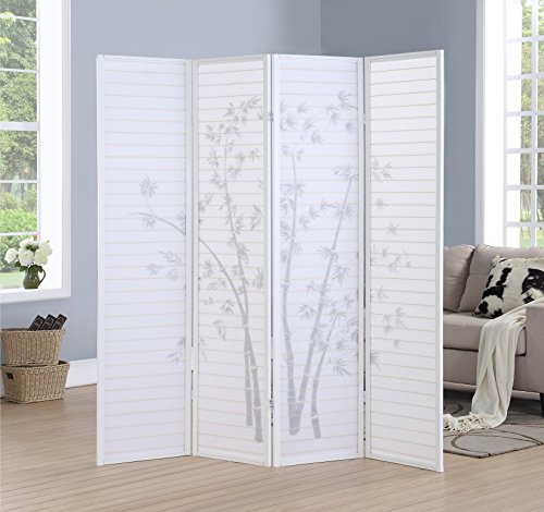 Black 3-Panel Shoji Room Divider Screen I805