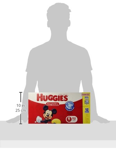 Size 4 Diapers, 180 Count E309049