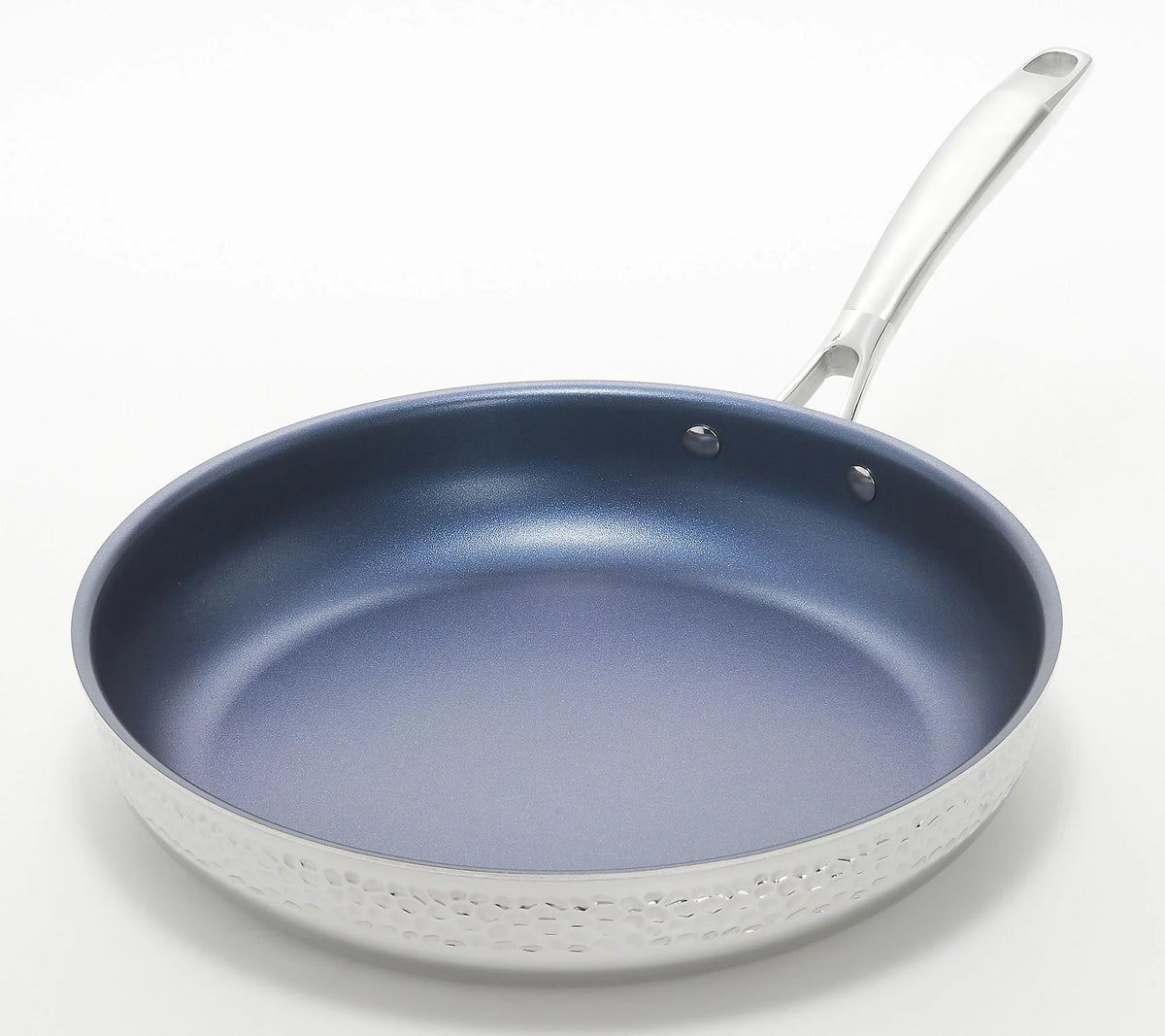 6-Pc Tri-Ply Hammered Stainless Steel Cookware Set S926