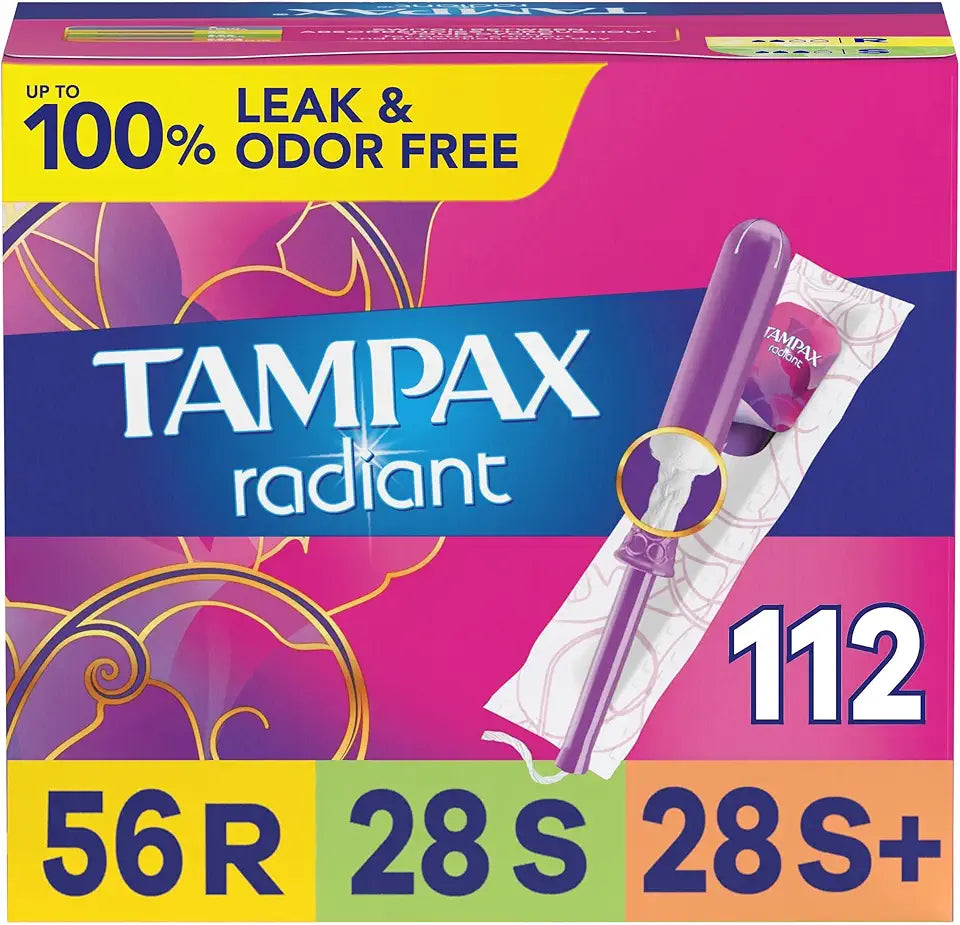 Multipack Tampons Regular Super Super Plus Absorbency Unscented 112 Count C56611