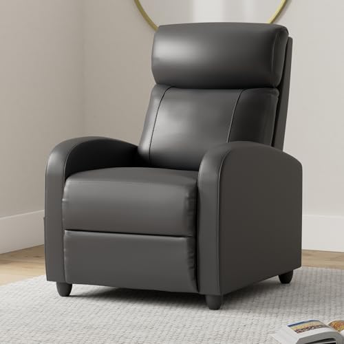 Deep Grey Fabric Recliner Chair M453