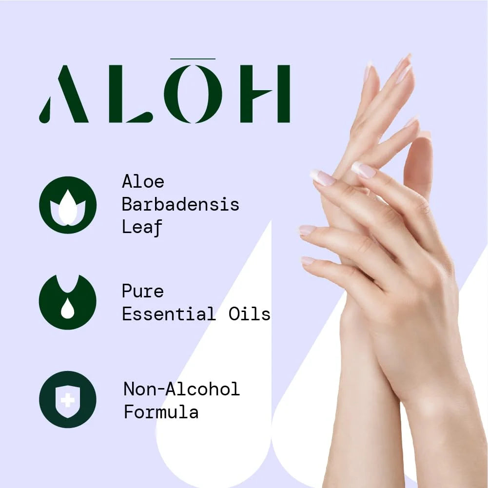 70% Alcohol Lemongrass Aloe Hand Sanitizer Gel Set of 2 T28029