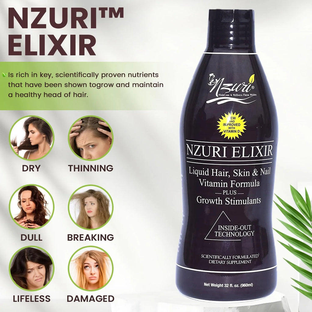 Hair Skin and Nails Vitamins with Biotin, Folate, and Vitamin D, 32 oz C18646