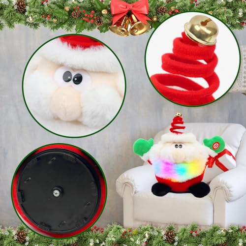 Singing Dancing Light up Christmas Plush Toy 11'' D1039