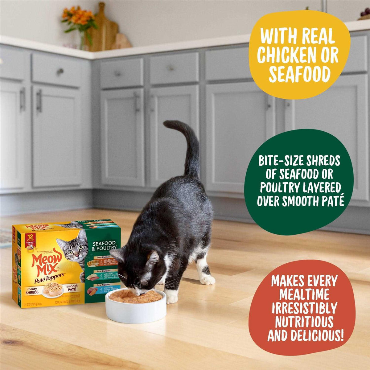 Seafood & Poultry Variety Pack Wet Cat Food F3044