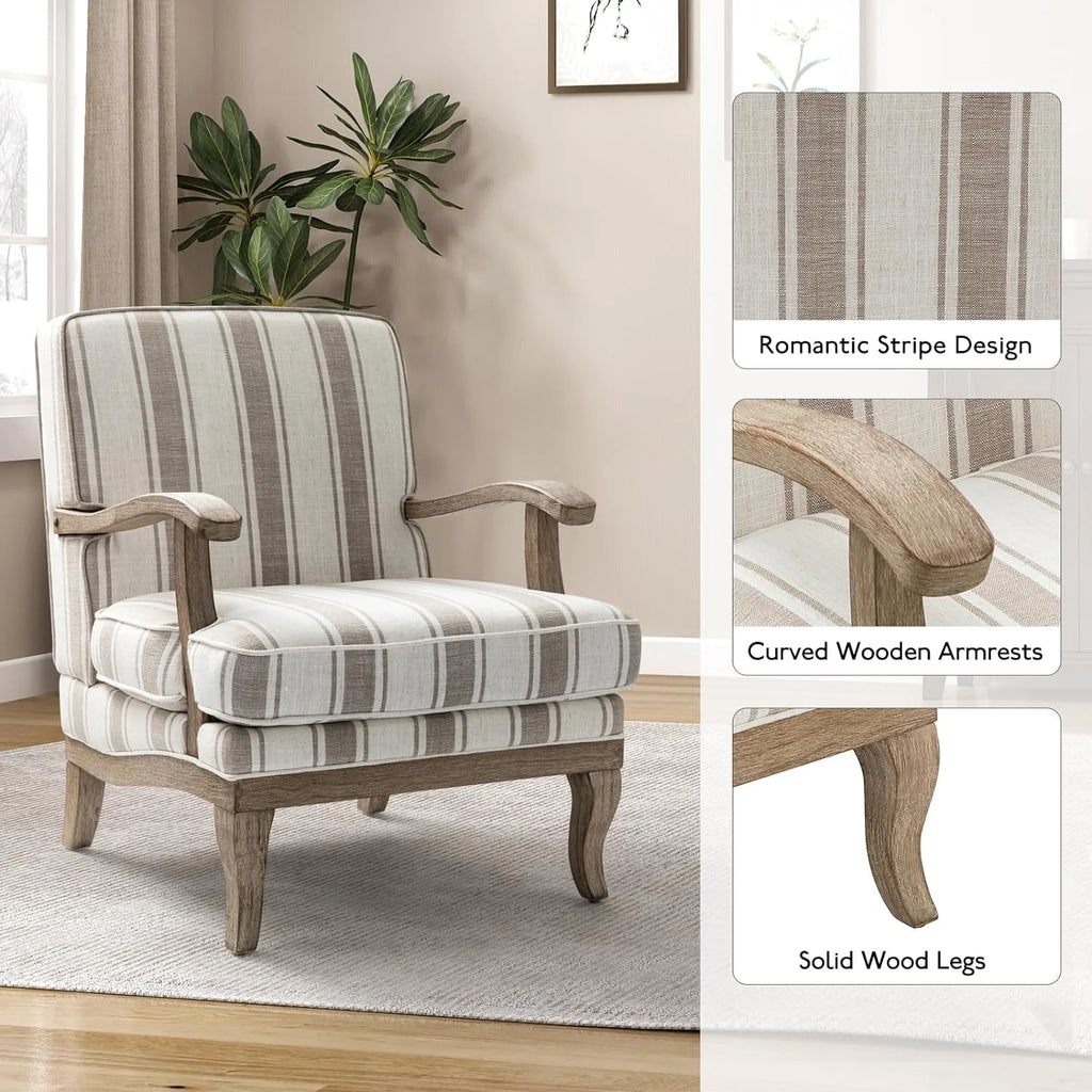Upholstered Accent Chair Set Of 2 U23807