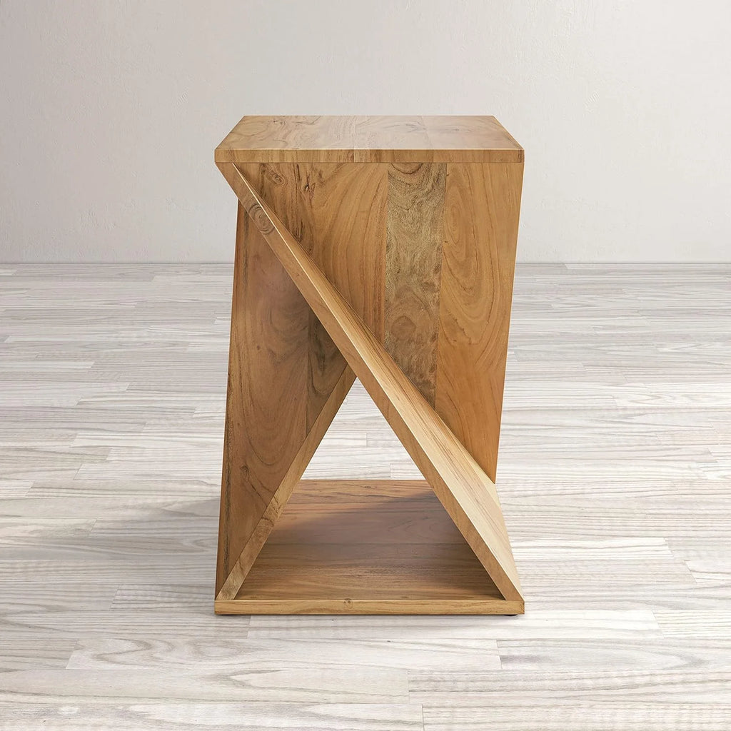 Solid Wood 24" Tall Modern Table B577