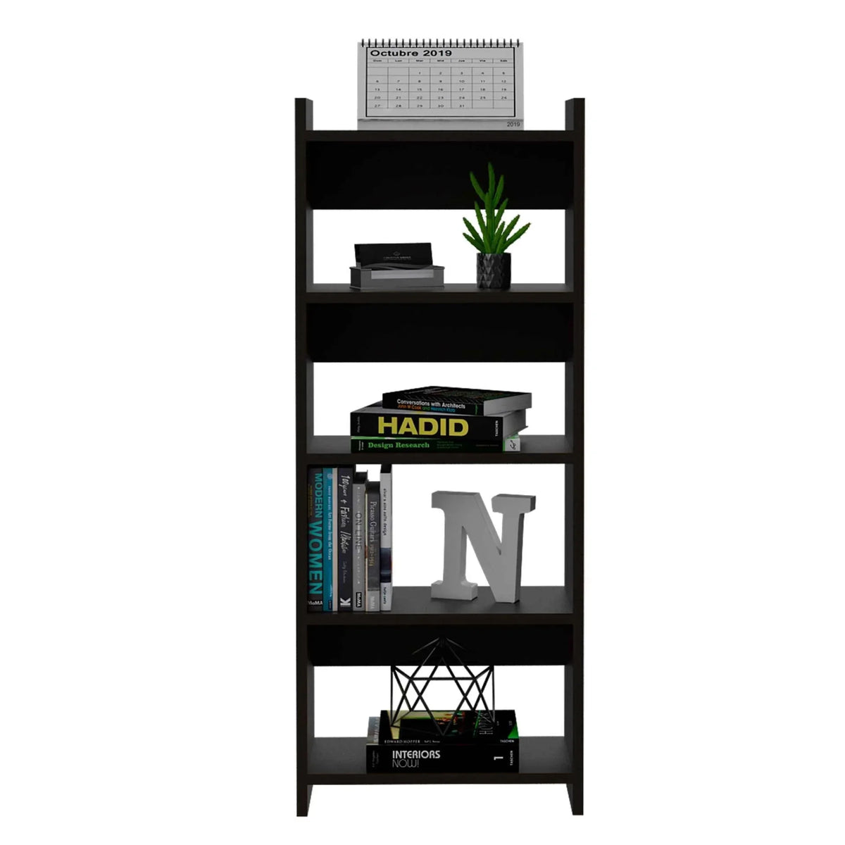 Black Desk & Bookshelf Set X3281