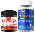 Berberine Supplement 1500mg + Liposomal Calcium AKG Supplement 1500mg E98950