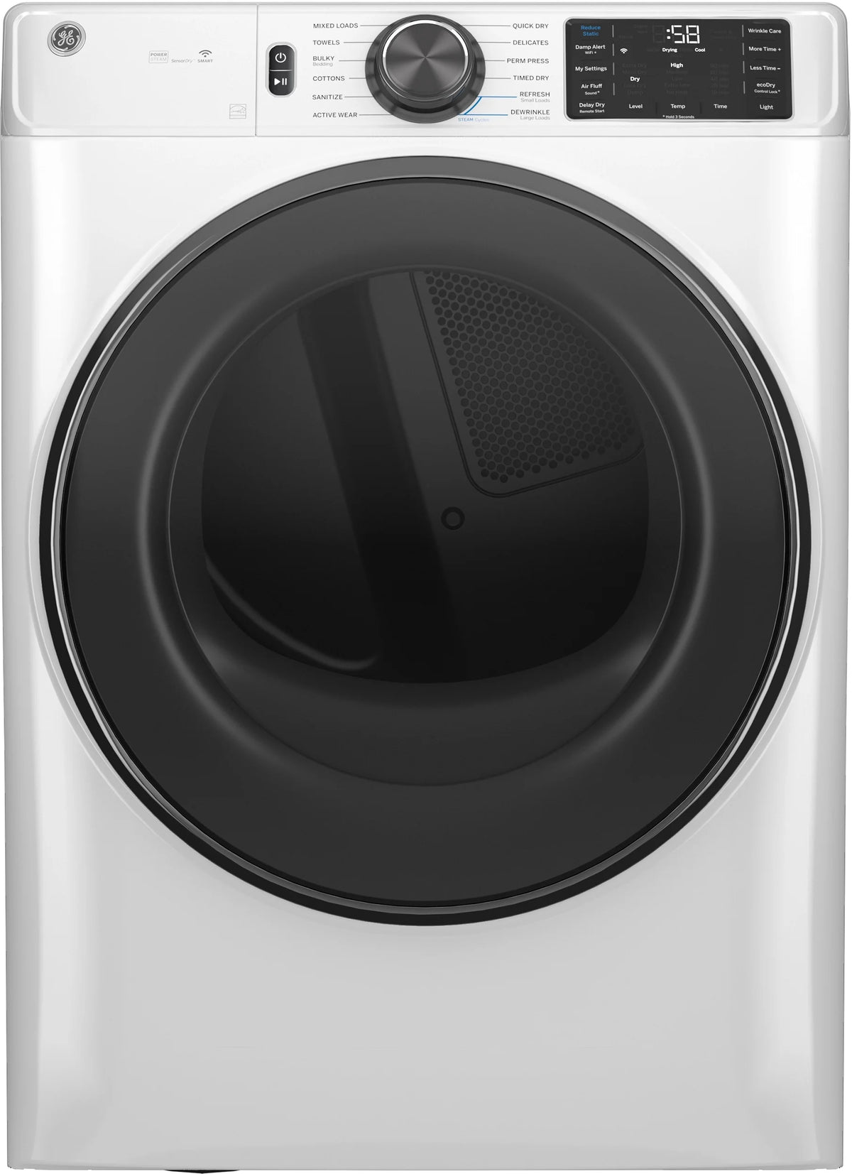 28 Inch Electric Dryer 7.8 CuFt with Steam Z64320