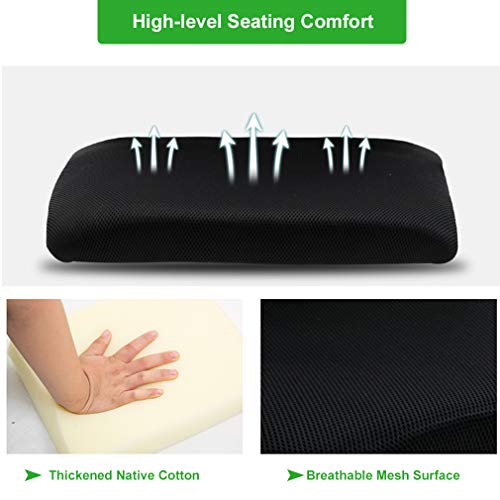 Black Ergonomic Mesh Office Chair with Lumbar Support and Armrest M503