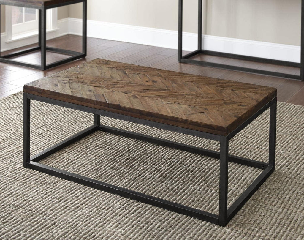 Distressed Brown Wood Coffee Table G1807