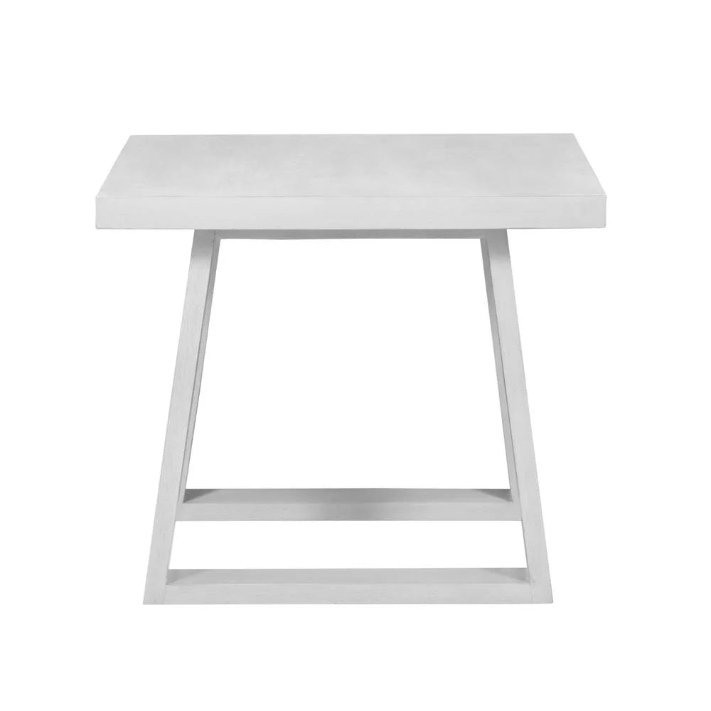 Modern Solid End Table 24x24 White J393138