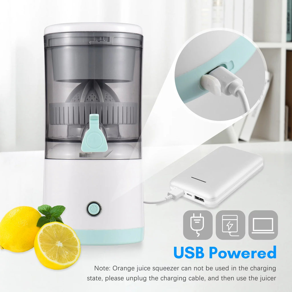Electric Orange Juice Squeezer Portable Citrus Juicer I84730