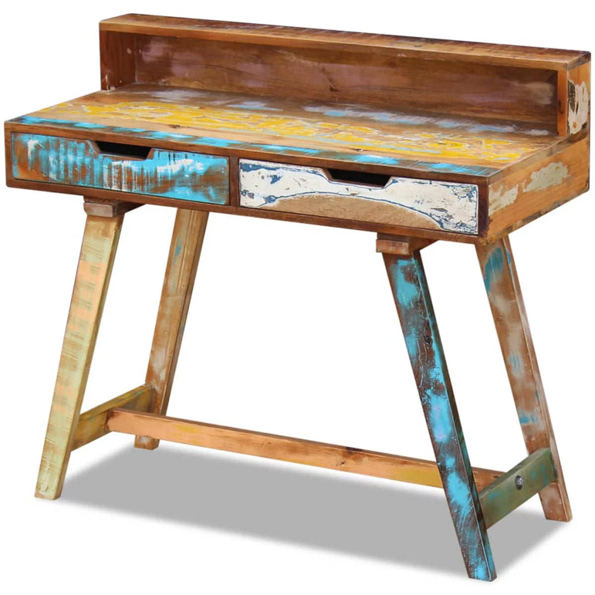 Solid Reclaimed Wood Desk O75336