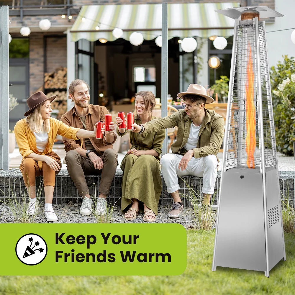 Propane Heater Stainless Steel 48,000 BTUs V37211
