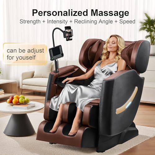 Zero Gravity Full Body Massage Chair with Heat and Footrest T96529