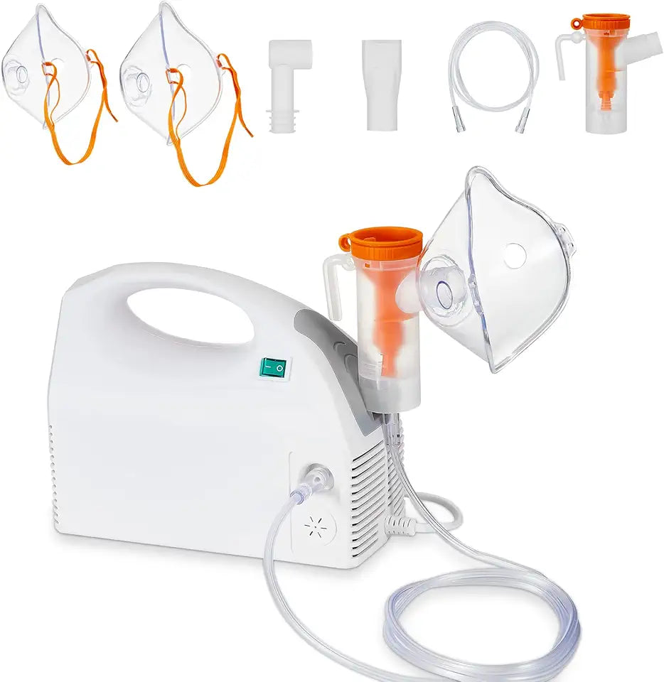 Portable Compressor Nebulizer Set with Mask Mouthpiece Tubing A324830