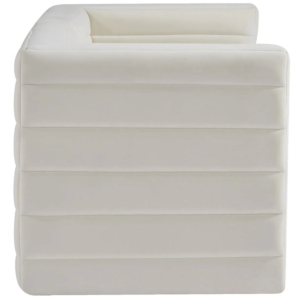 Cream Velvet Modular Sofa F963885