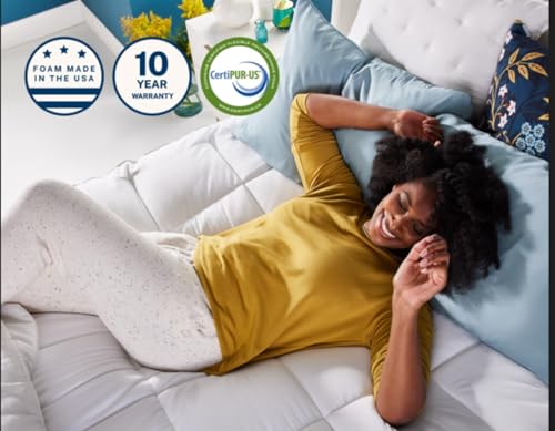 3 Inch Cooling Gel Memory Foam Mattress Topper King Size E645