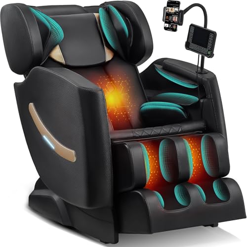 Zero Gravity Full Body Massage Chair with Heat and Footrest T96529