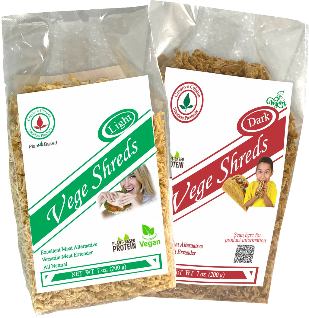 Mixed Light & Dark Vege Shreds 5 pounds Z53549