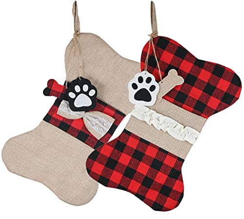 Plaid Pet Stocking Pack of 2 U400