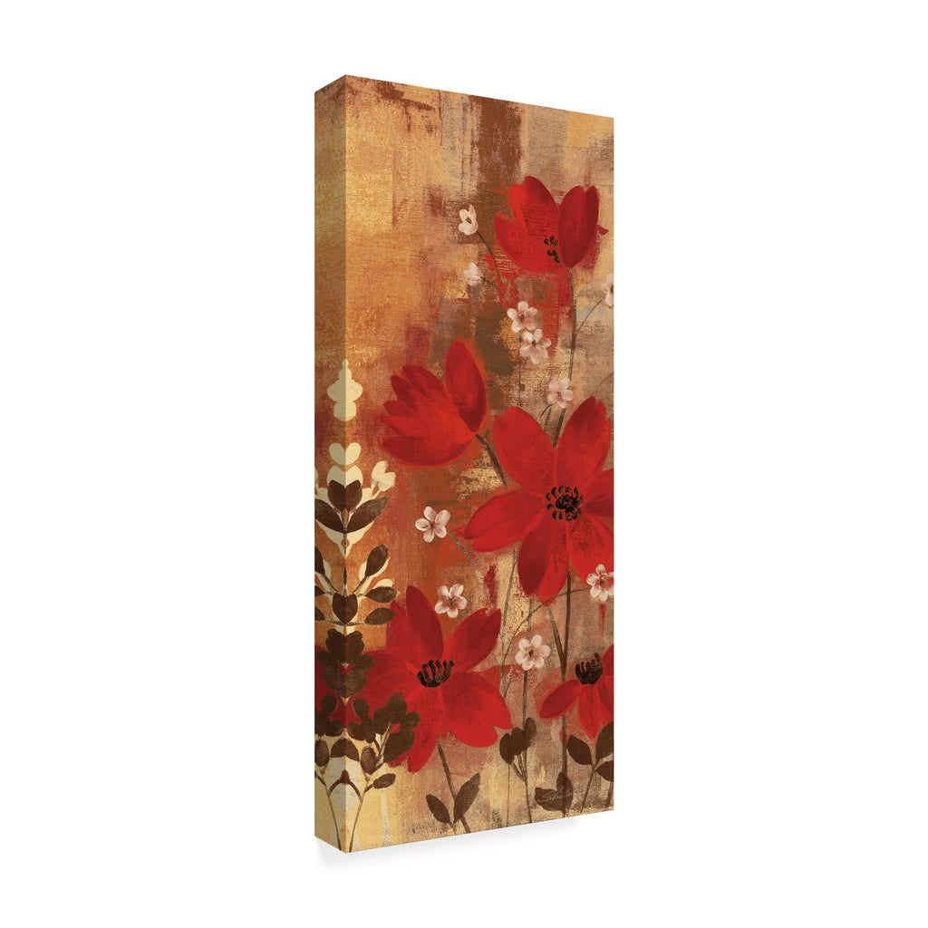 Floral Symphony Red I Canvas Art R197
