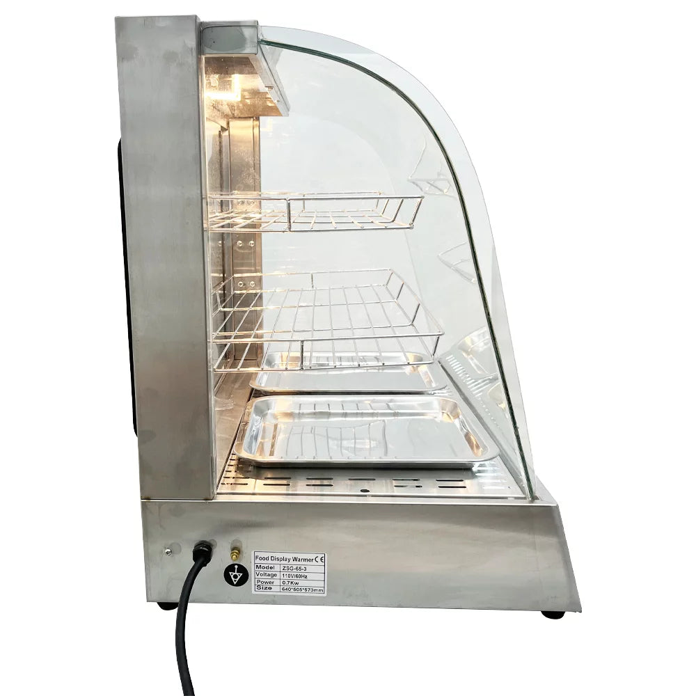3 Tiers Electric Food Warmer Display Cabinet S46372