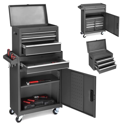 4 Drawer Rolling Tool Chest with Wheels and Lock T700206
