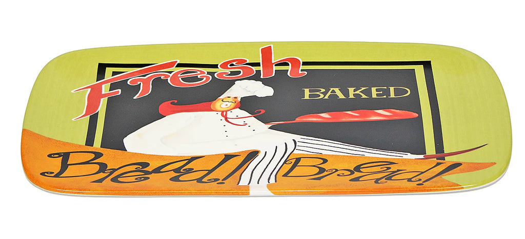 Fresh Baked Bread Serving Tray E860366